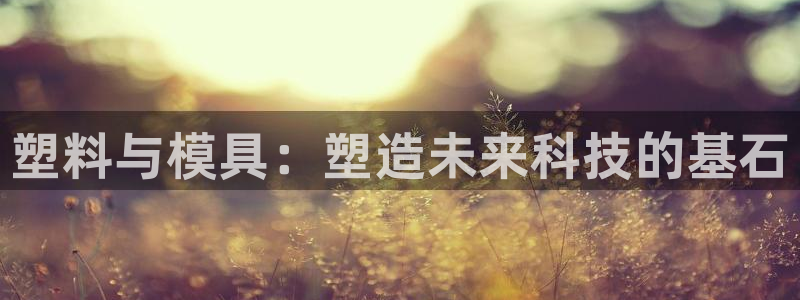 太阳成集团百度百科：塑料与模具：塑造未来科技的基石