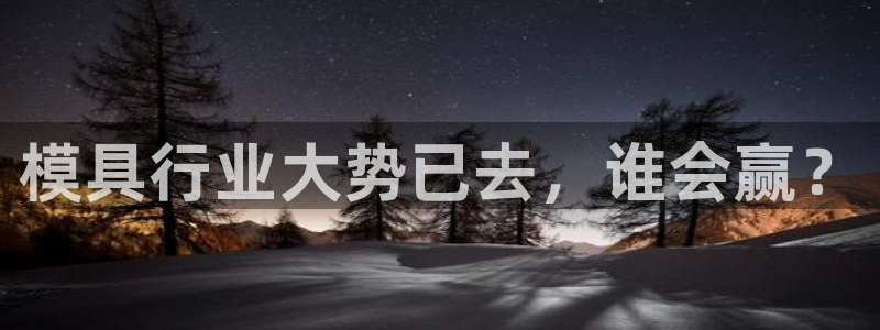 太阳成集团tyc234cc官网：模具行业大势已去，谁会赢？