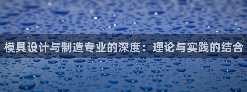 太阳成集团lougo图片：模具设计与制造专业的深度：理论与实践的结合