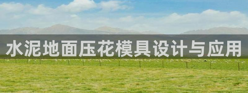 太阳成集团是干嘛的：水泥地面压花模具设计与应用