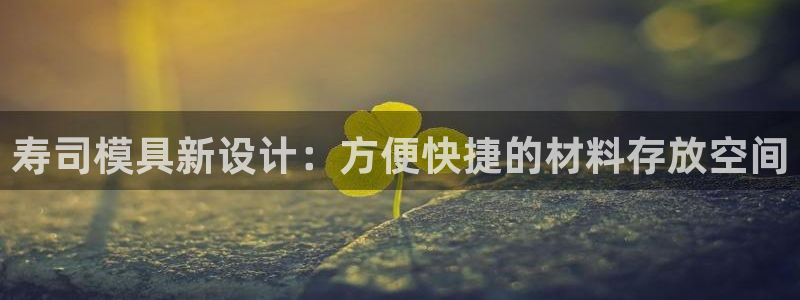 太阳集团董事长是谁?：寿司模具新设计：方便快捷的材料存放空间