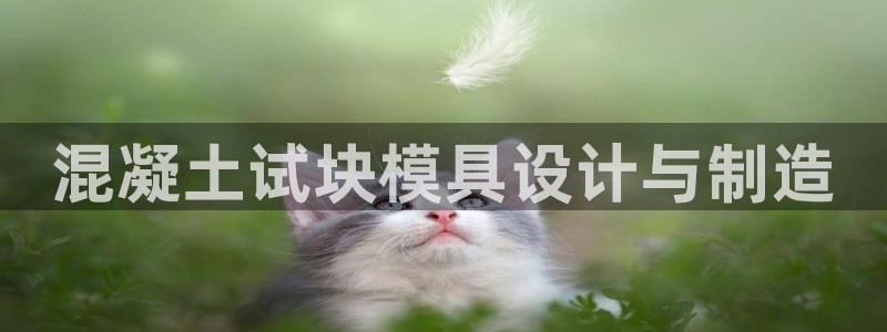 太阳集团城入口：混凝土试块模具设计与制造