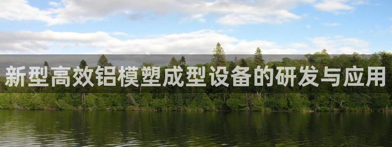 太阳成集团lougo图片：新型高效铝模塑成型设备的研发与应用