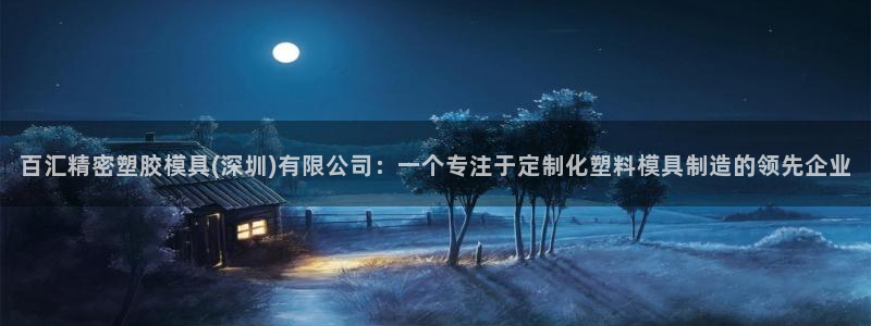 曲靖红太阳集团：百汇精密塑胶模具(深圳)有限公司：一个专注于定制化塑料模具制造的领先企业