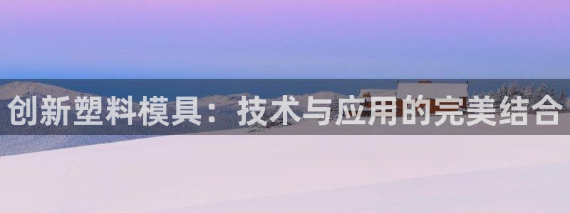太阳2注册官网下载：创新塑料模具：技术与应用的完美结合