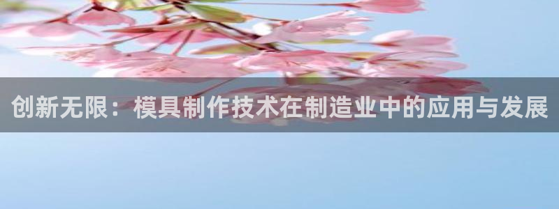 太阳成集团的官方网站：创新无限：模具制作技术在制造业中的应用与发展