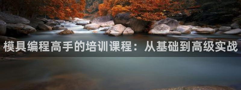 太阳gg平台注册：模具编程高手的培训课程：从基础到高级实战