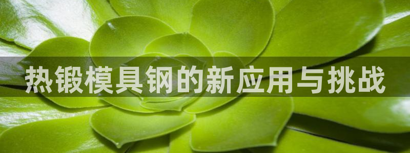 古天乐只有太阳能黑他：热锻模具钢的新应用与挑战