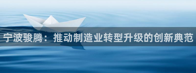 高淳红太阳集团：宁波骏腾：推动制造业转型升级的创新典范