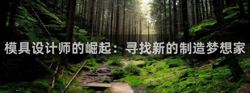 太阳集团游戏App：模具设计师的崛起：寻找新的制造梦想家